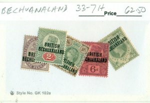 BECHUANALAND #33-7, Mint Hinged, Scott $62.50