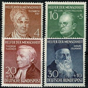 GERMANY 1952 SET of 4 SG1082-5 MH Wmk. w263 P.14 SUPERB CONDITION