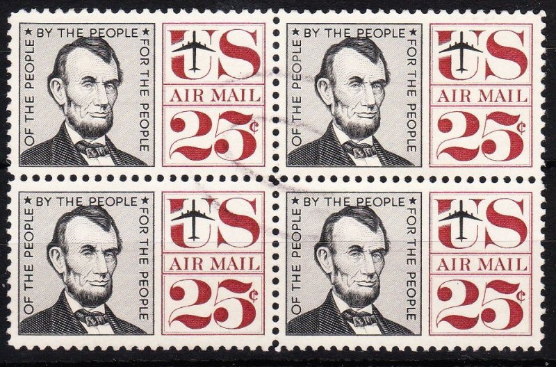 MOstamps - US Scott #C59 Used Block of 4 - Lot # HS-C381