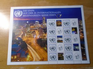 United Nation   Vienna  #  510  MNH  complete sheet