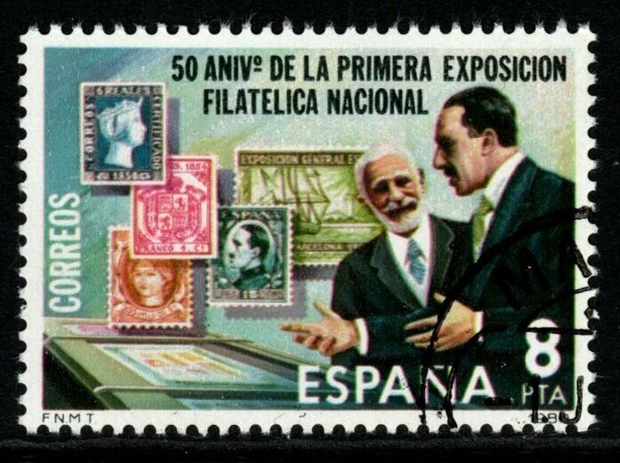 SPAIN SG2622 1980 50th ANNIV OF NATIONAL STAMP EXHIBITION FINE USED