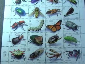 U.S.# 3351-MINT/NEVER HINGED--PANE OF 20---INSECTS & SPIDERS----1999