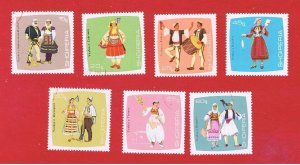 Albania #1051-1057  VF used  Costumes  Free S/H