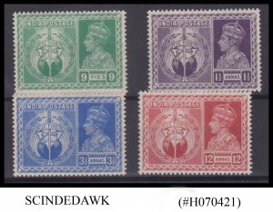 INDIA - 1946 VICTORY KGVI SG#278-81 - 4V - MINT LH