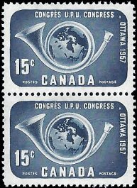 CANADA   #372 MNH PAIR (8)