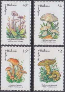 ANTIGUA & BARBUDA Sc# 1520,2,4-5 MNH PART I of SET of 8 MUSHROOMS