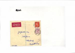 AC166 1952 GB Express *UPPINGHAM RUTLAND* Cover Dunbartons {Samwells-Covers}PTS