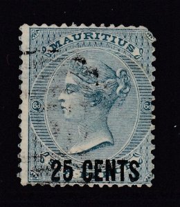 Mauritius #55 Used - SCV $8.00