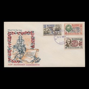 New Hebrides 1968 (FDC) Bougainville's Circumnavigation, SANTO ...