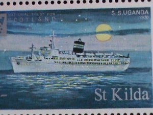 ​ST.KILDA-SCOTLAND FAMOUS SHIP-S.S. UGANDA MNH SHEET VF WE SHIP TO WORLD WIDE