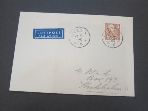 Sweden 1950 air mail covers