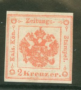 Austria/Lombardy-Venetia #PR2 Unused Single