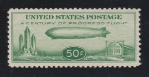 US C18 50c Airmail Mint VF-XF OG NH SCV $75