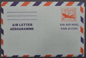 1953 US Sc. #UC16c air mail stamped letter sheet, mint, very good shape