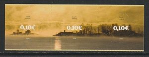 2008 Finland - Sc 1302 - MNH VF - strip of 3 - Islands