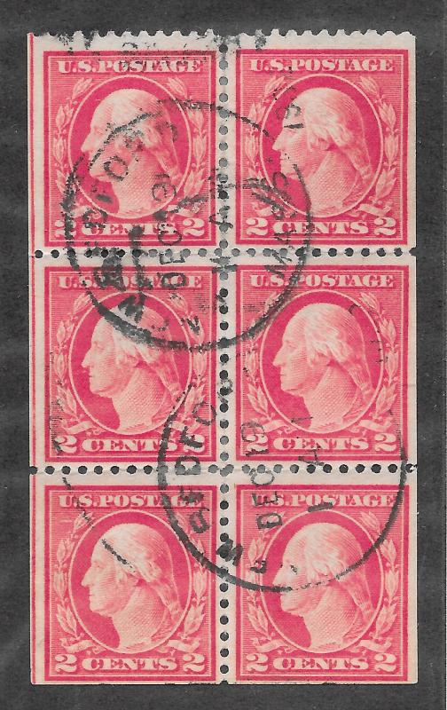 499e Used, 2c.  Washington, Booklet Pane