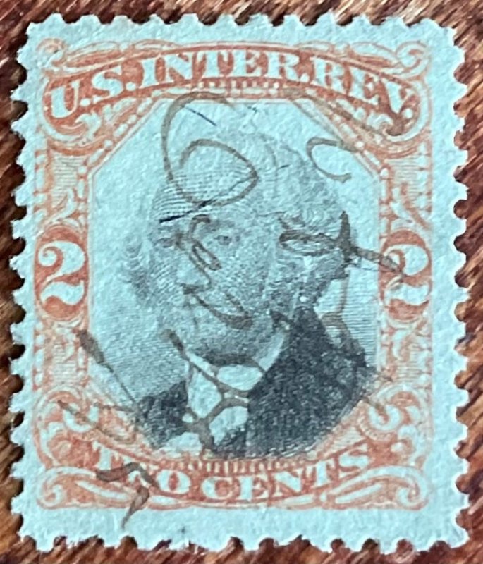 US #R135 Used Single US Internal Revenue George Washington L37