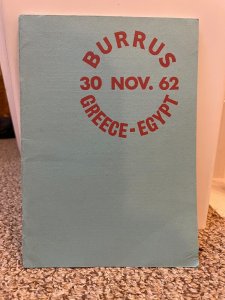 Burrus (Robson Lowe) Auction Catalogue GREECE EGYPT, Nov. 30, 1962