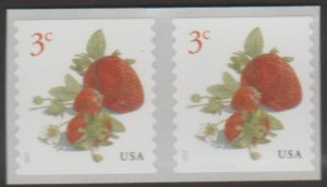 #5201, Pair,  Strawberries  MNH. (3 cent)