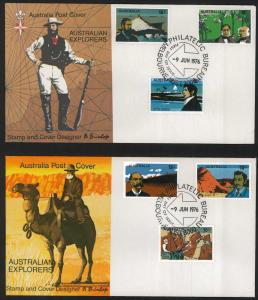 Australia - 1976 19th Century Explorers of Australia FDCs