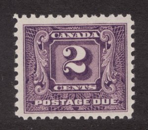 1930-32 Canada  Sc #J7 - 2¢ Dark Violet Postage Due MH stamp