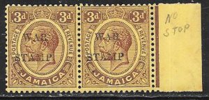 Jamaica #MR9,MR9a 3p  (MLH) CV $29.75