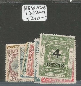 North Borneo SG 112-8, 121-2 MOG (4cwt) 