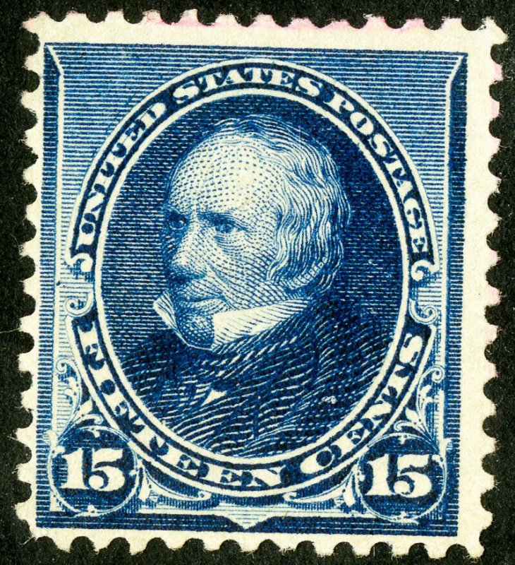 US Stamps # 227 MLH F-VF Disturbed OG