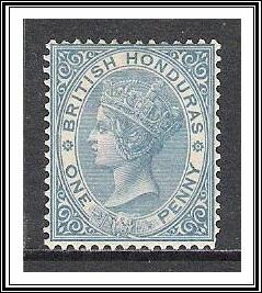 British Honduras #13 Queen Victoria MHHR