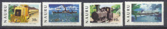Nauru 252-55 MNH Transport SCV3.50