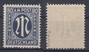 Germany 1945 Sc#3N19 Mi#34 aD mnh signed BPP (AB1288)