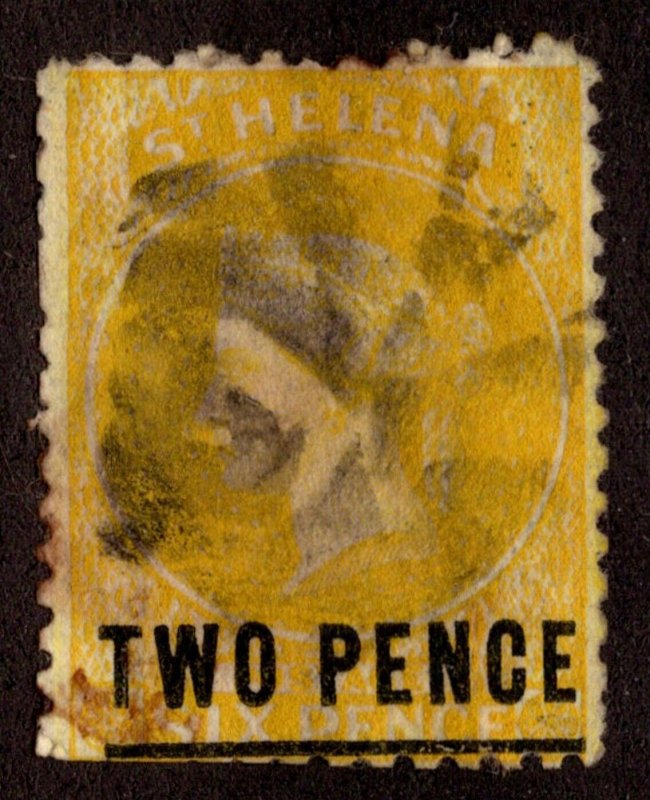 KAPPYSSTAMPS ST HELENA  SCOTT 13 USED F CV $50 G514