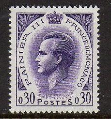 Monaco 1955 Prince Rainier VF MNH (339)