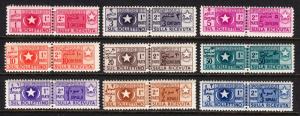 SOMALIA — SCOTT Q56-Q64 — 1950 PARCEL POST SET — MNH/MLH — SCV $336.50