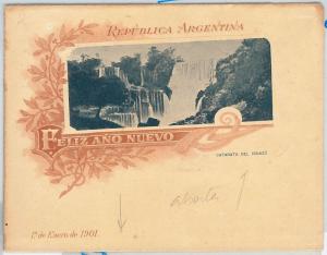 64651 - ARGENTINA - POSTAL HISTORY: POSTAL STATIONERY CARD - WATERFALLS