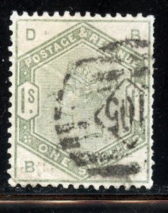 Great Britain #107, Used.