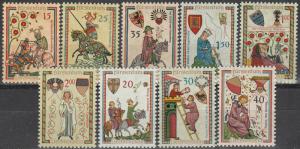 Liechtenstein #359-67  MNH CV $22.50  (S8870)