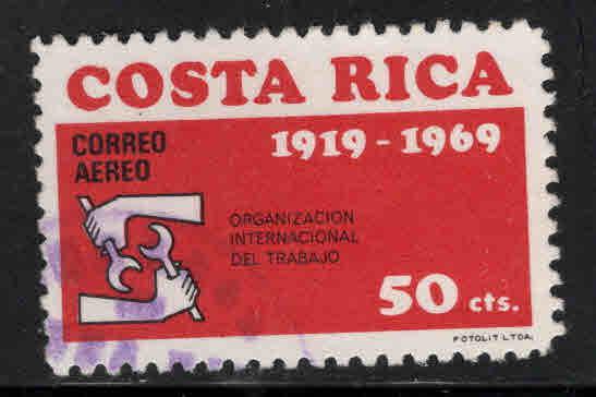 Costa Rica Scott C493 used Airmail stamp