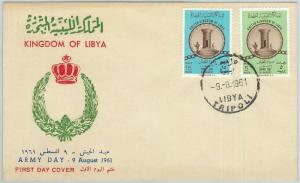 67018 - LIBYA - Postal History -  FDC Cover 1961 -  Army Day - MILITARY War