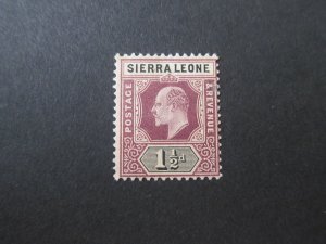 Sierra Leone 1904 Sc 79 MH