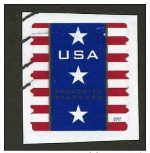 USA 2007 - Scott 4158  - (10c) Patriotic Banner, Presorted