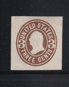 U60 VF unused cut square with nice color scv $ 60 ! see pic ! 