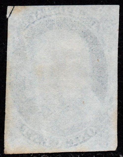 $US Sc#7 used/A Plate 4 Pos. 5R4, Doporto cert., Cv. $1000