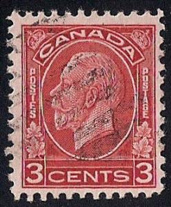 Canada #197 3 cent King George 5, Stamp used F