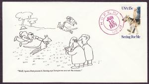 1787 Seeing Eye Dogs cacheted FDC