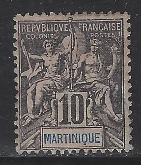 Martinique Scott # 38, mint hr