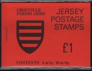 Jersey 1978 Booklet  Sc 138b 1p Trinity, Sc 140a 6p Grouville