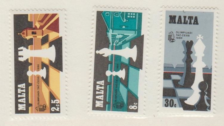 Malta Scott #577-578-579 Stamp - Mint NH Set