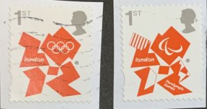 GREAT BRITAIN 2012 OLYMPIC 7TH ISSUE  SG3250/3251  FINE USED