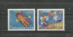 Yugoslavia Scott catalogue # 1343-1344 Mint NH